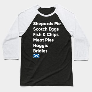 Highland Games Food Baseball T-Shirt